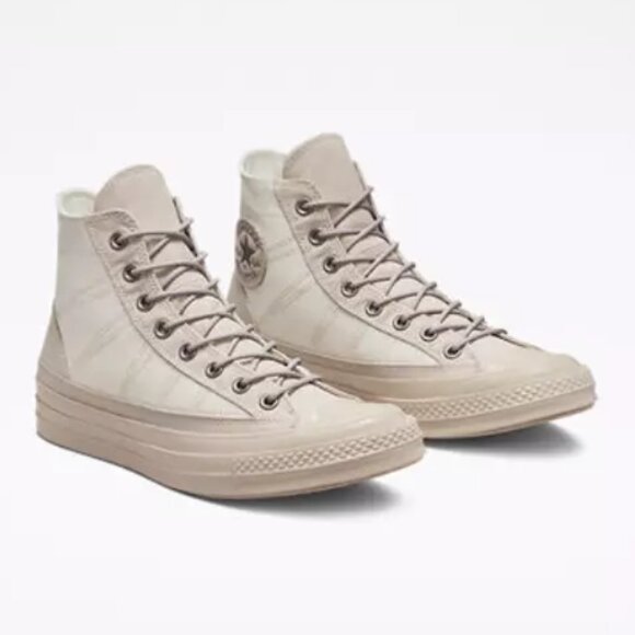 🏜 [BRAND NEW] CONVERSE CHUCK 70 HIGH GORE-TEX PAPYRUS LIGHT BONE MENS SIZE 9 🏜 - Picture 2 of 13